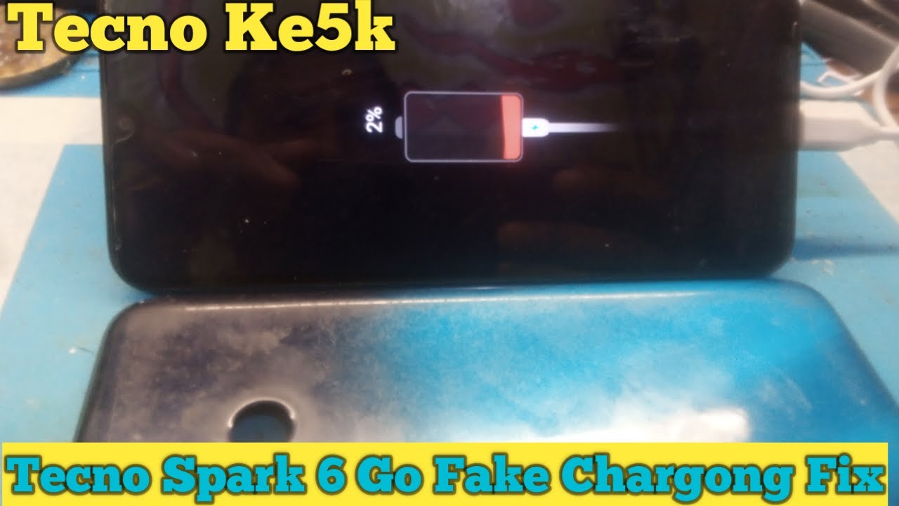 Tecno Spark 6 Go Model Ke5k Charging Not Save Problems Fix Simpal Ways