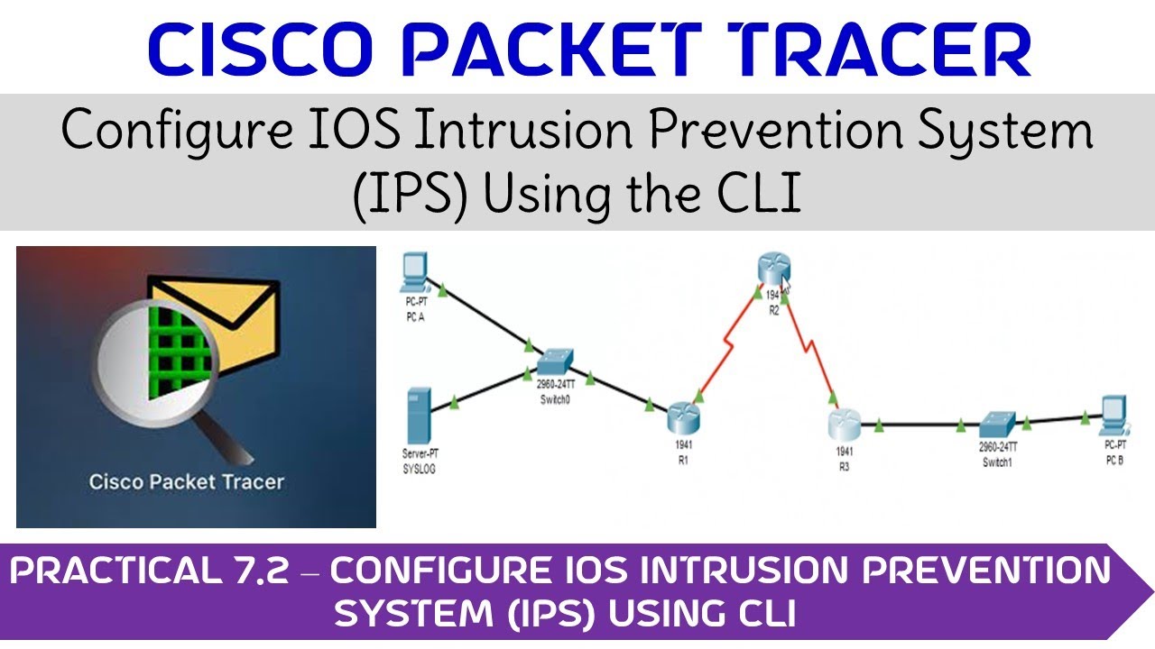 Practical 7.2 Configure IOS Intrusion Prevention System(IPS) using the CLI #cisco #ciscopackettracer