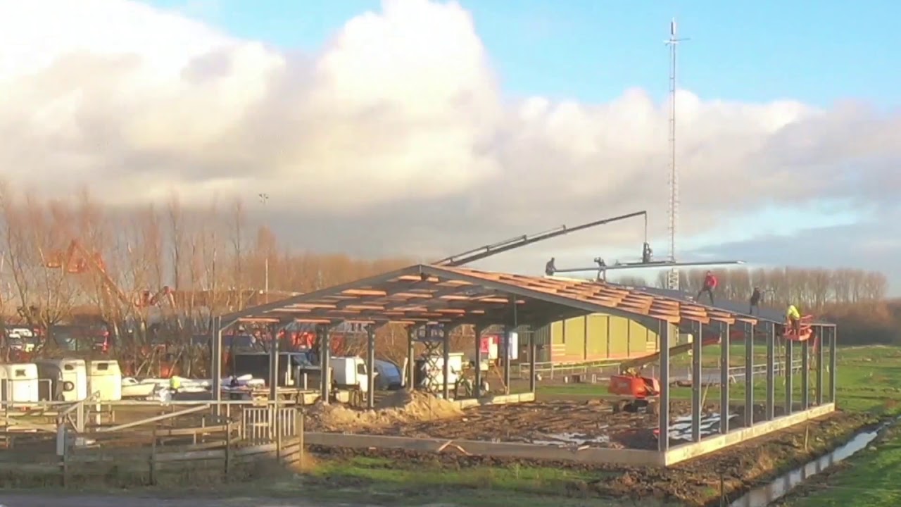 Nieuwe rijbaan manege Lansbergen