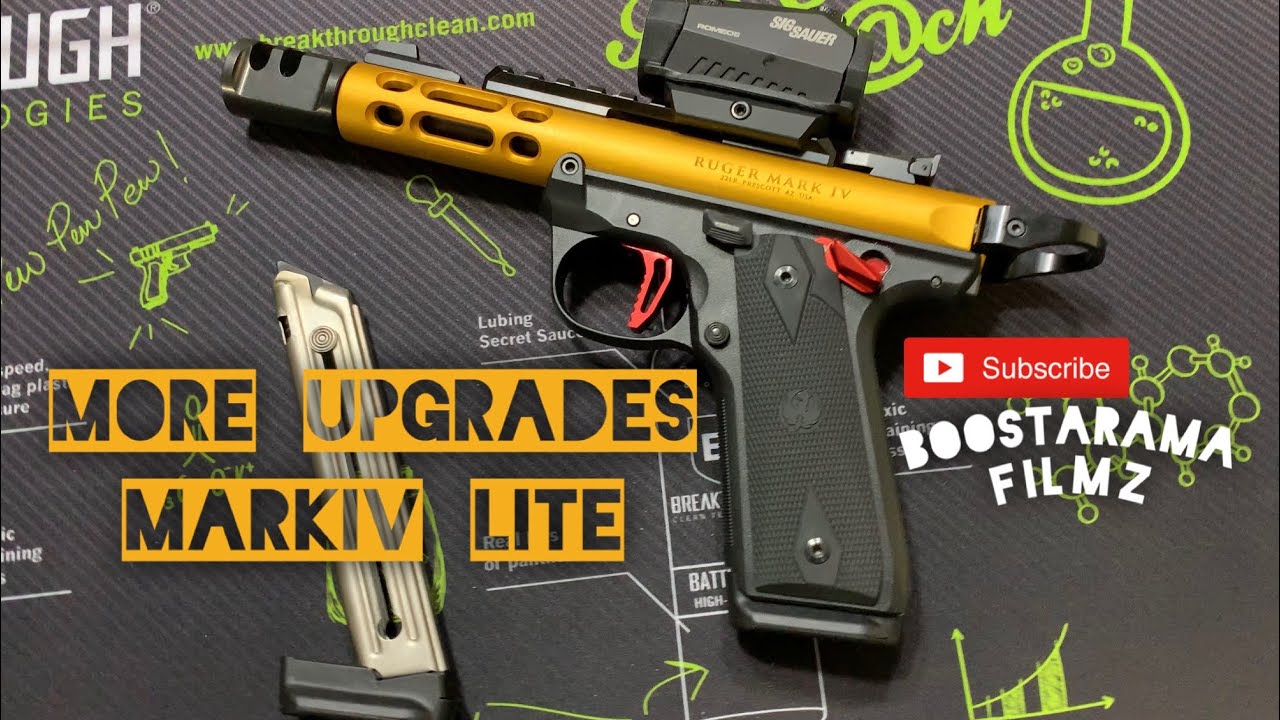 Ruger Mark IV 22/45 Lite More Upgrades