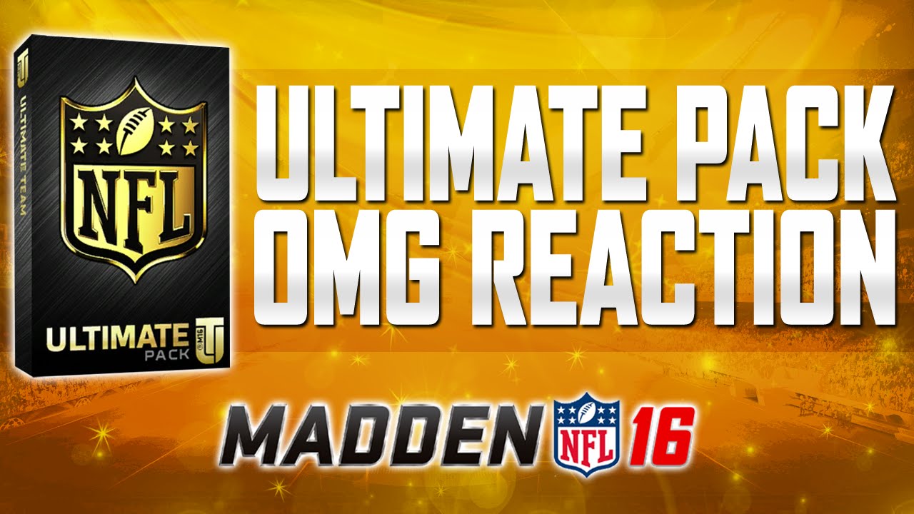 Madden 16 Ultimate Team - Ultimate Pack Opening - LIVE REACTION FREAKOUT! LETS GO!!!