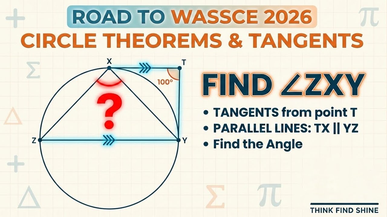 Find Angle ZXY: Circle Geometry & Tangents Explained!