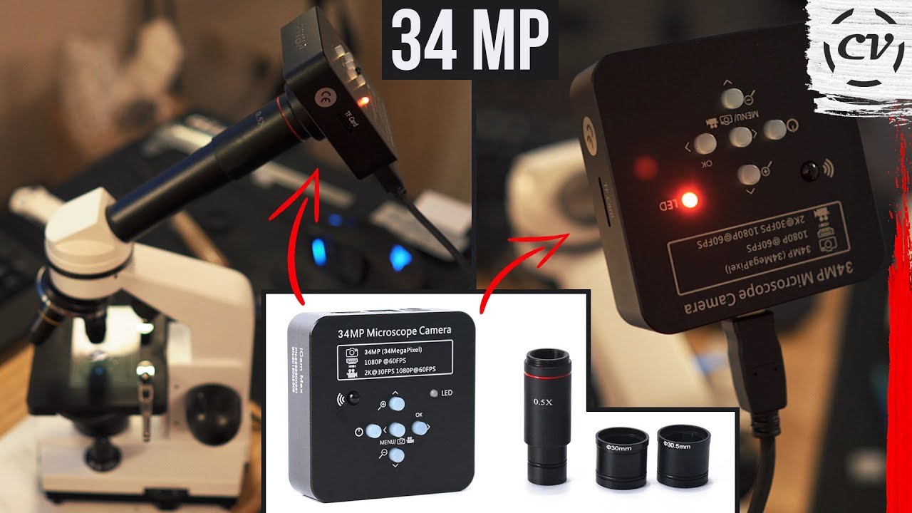 34MP Microscrope Camera Review (Unboxing & First Test)