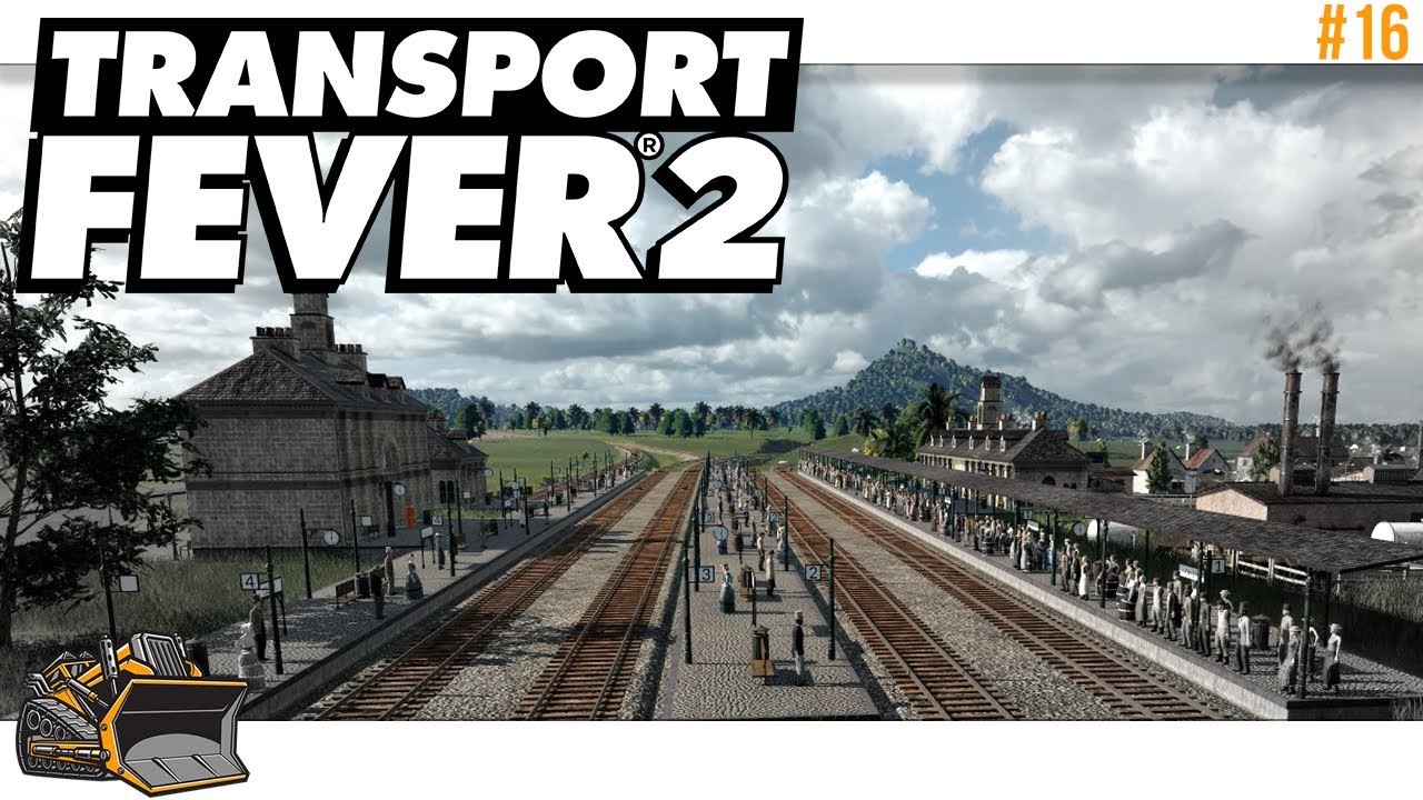 Строительство магистральной линии | Игровой процесс Transport Fever 2 №16