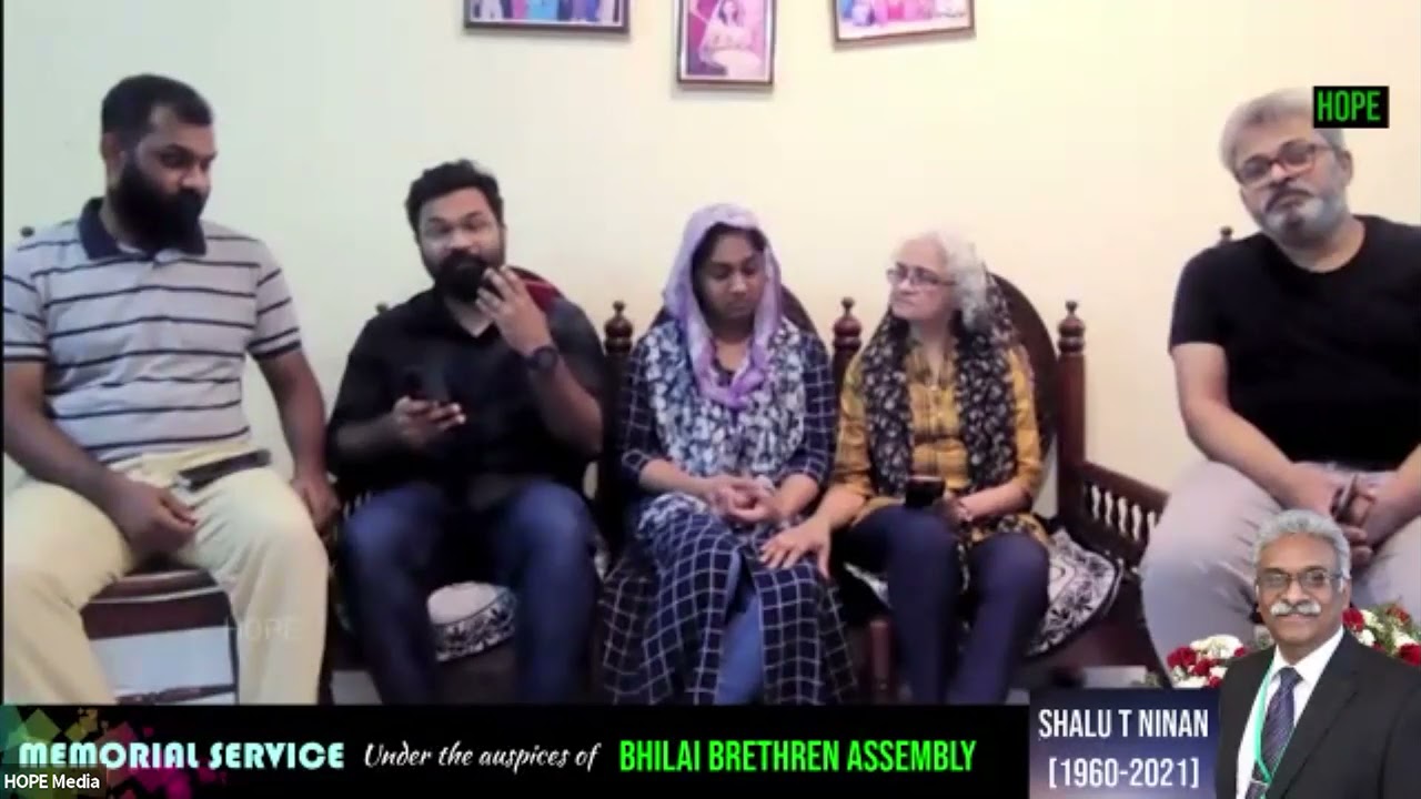 Bhilai Brethren Assembly   Memorial Service of Evg  Shalu T Ninan