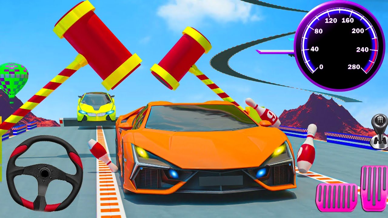 Mega Ramps GT Car Stunts Games - Impossible Car Racing Game 3D - GamePlay Android 2024