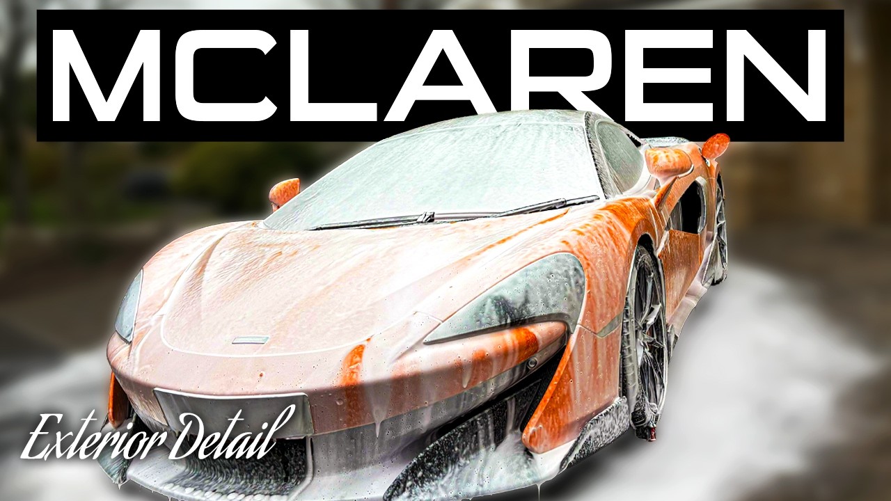 Dirty Mclaren Deep Clean: Satisfying Car Wash & Relaxing Exterior Detailing