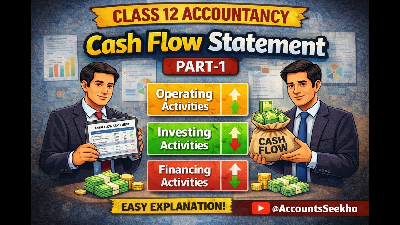 Cash Flow Statement Part-1 | Class 12 Accountancy | Step by Step