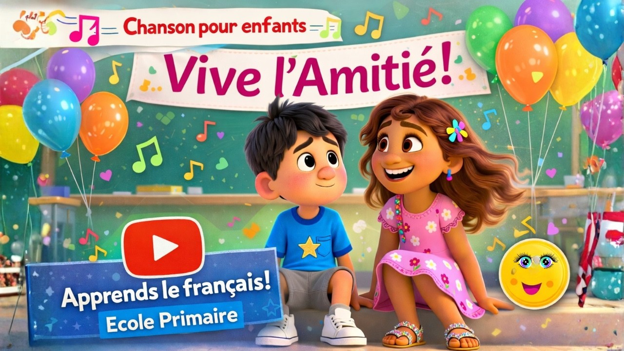 L’amie de mon rêve – Chanson pour apprendre le français (FSL Primaire)/ A friendship song