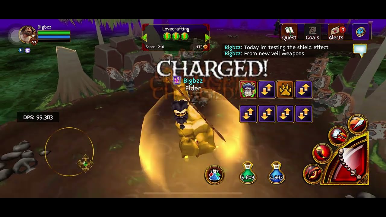 Arcane Legends-New veil weapon shield effect