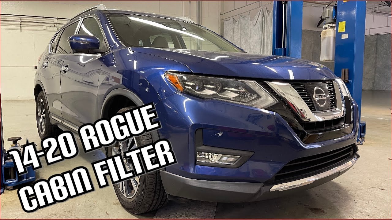 Замена салонного фильтра Nissan Rogue 2014-2020