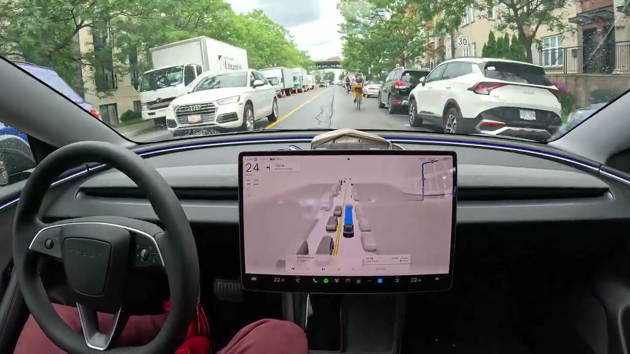 Westmount to Old Port - Tesla FSD 12.5 🇨🇦