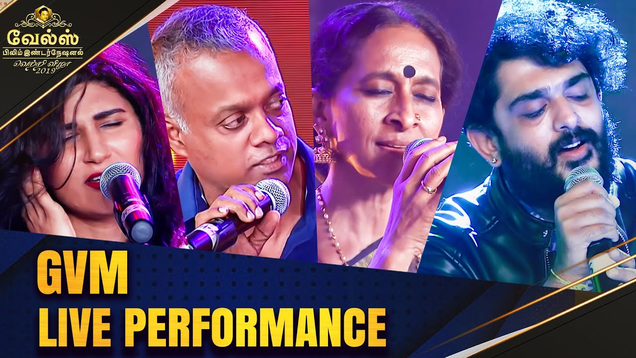Gautham Vasudev Menon Live Performance | Vels Film International Vetri Vizha 2019