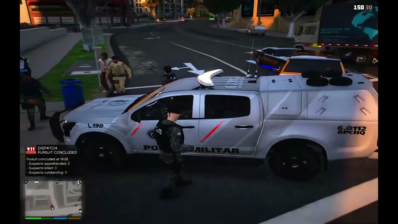GTA V NOVA S10 BPCHOQ. TRAFICANTE FORAGIDO DA JUSTIÇA TENTOU DÁ FUGA E FOI PEGO PELA PBCHO E PMBA