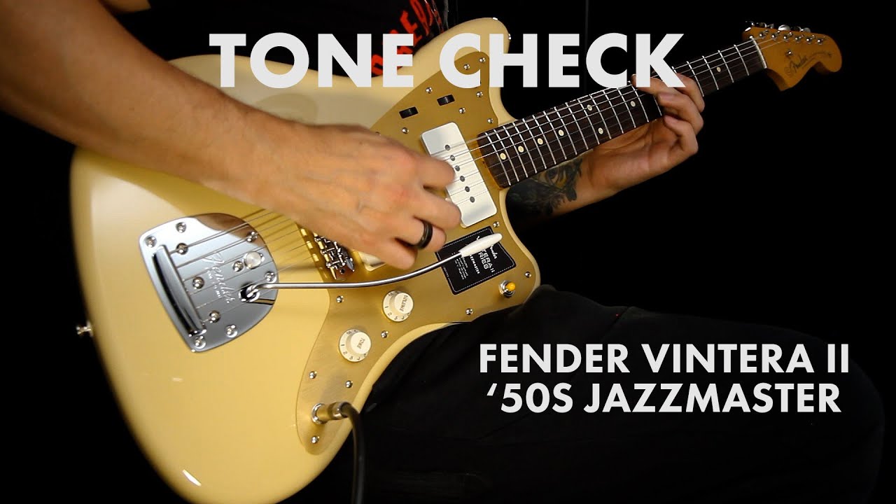 TONE CHECK: Fender Vintera II 50s Jazzmaster Guitar Demo | Cream City Music