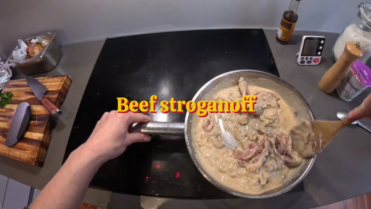 Beef stroganoff