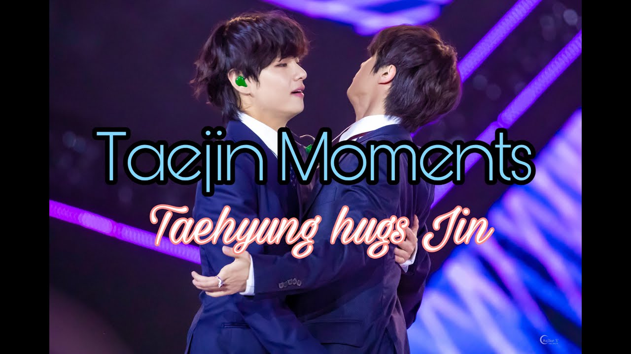 TAEJIN Moment - Taehyung Hugs Jin (Taejin - VJin)