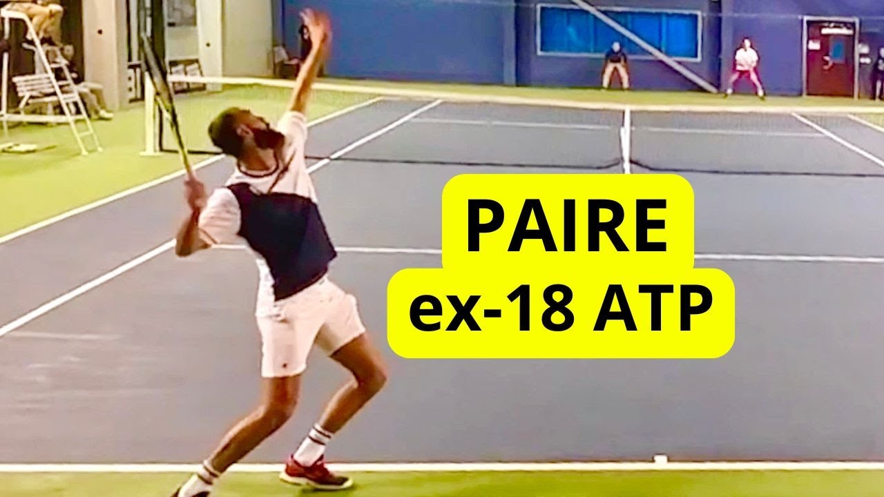 Coaching et Meilleurs Points B. Paire (ex-18 ATP) VS T. Atmane (158 ATP)