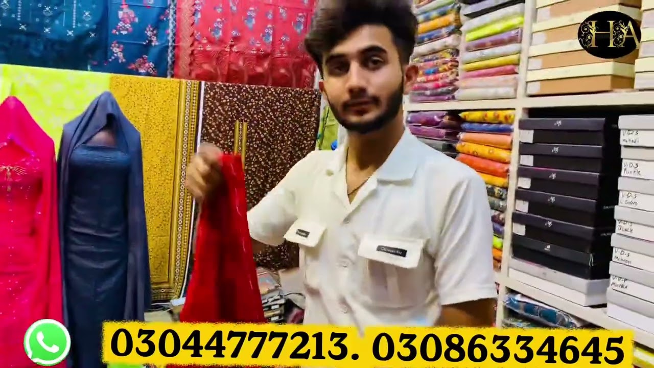 Kora Kagaz Luxury Embroidery Chamki Dhanak By Ha Traders Factory Area Laal Mill Younas Center 