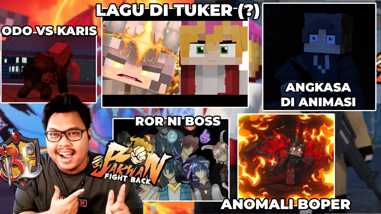 ANGKASA DI ANIMASI !? LAGU BFB & BL di TUKER JADI KEREN GINI !! JEDAG JEDUG KECEEE ..
