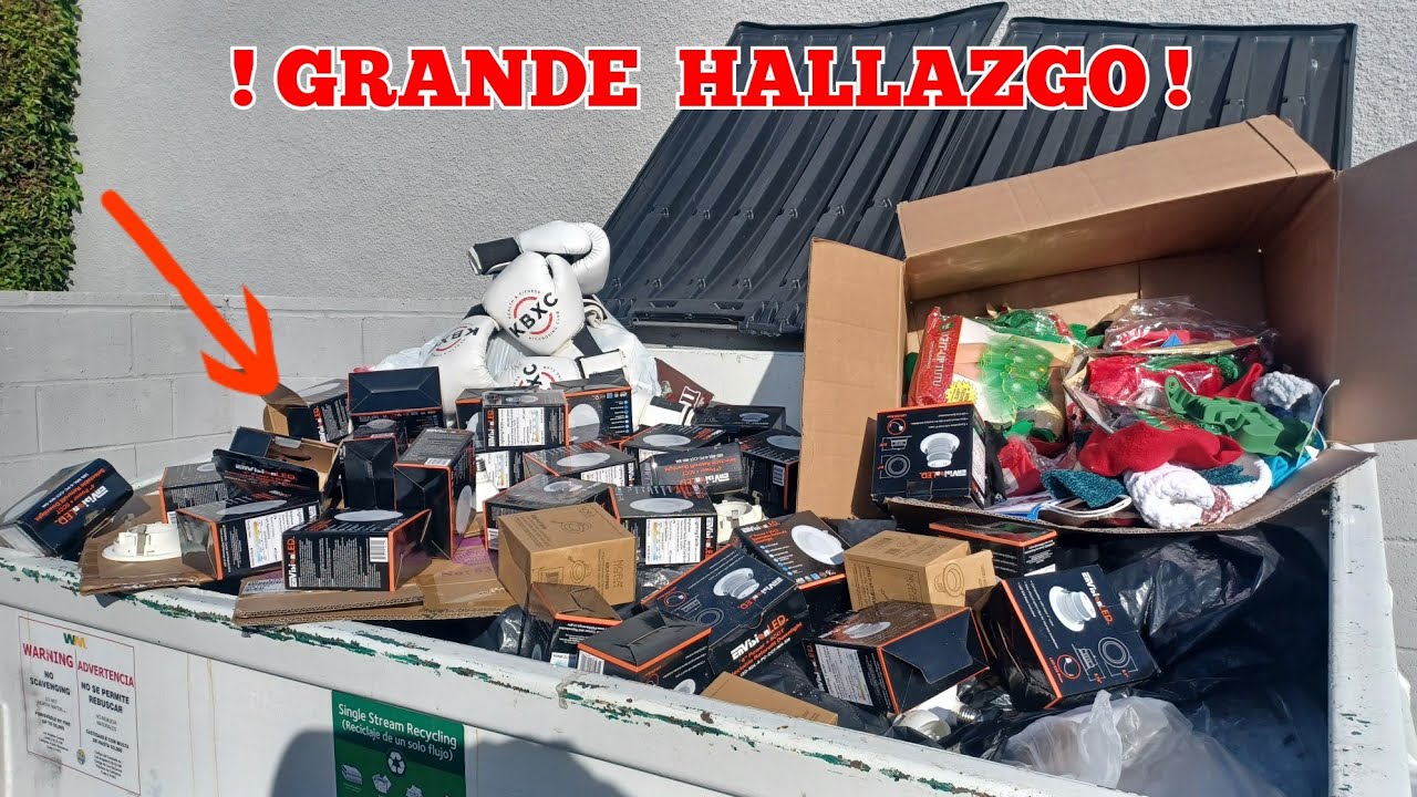 Estas SUPER TIENDAS han TIRADO muchisimo DINERO a la BASURA  #dumpsterdiving #loquetiranenusa