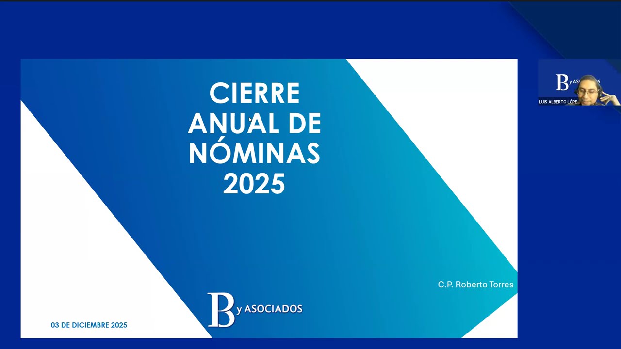 Cierre anual de nómina 2025 Contpaqi Nóminas