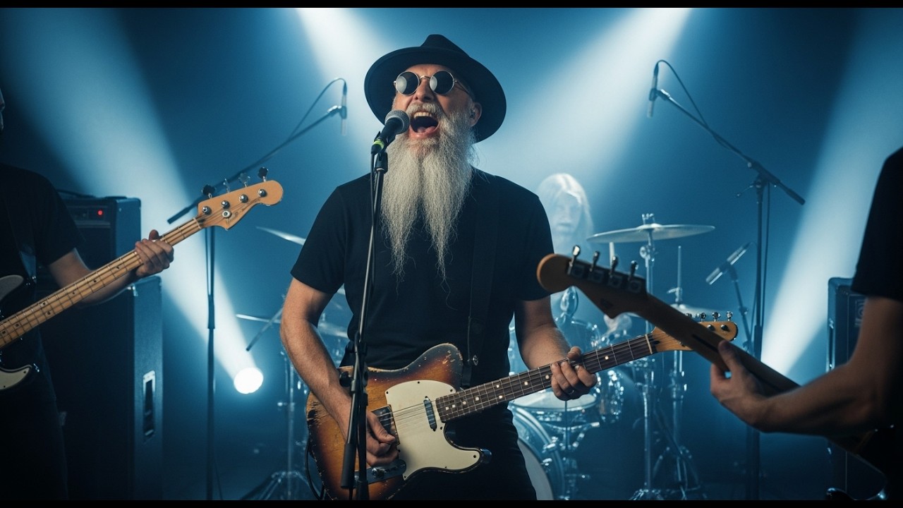 Led Zeppelin, ZZ Top, Jimi Hendrix, AC/DC, Deep Purple – Classic Blues Rock Power Guitars & Vocals