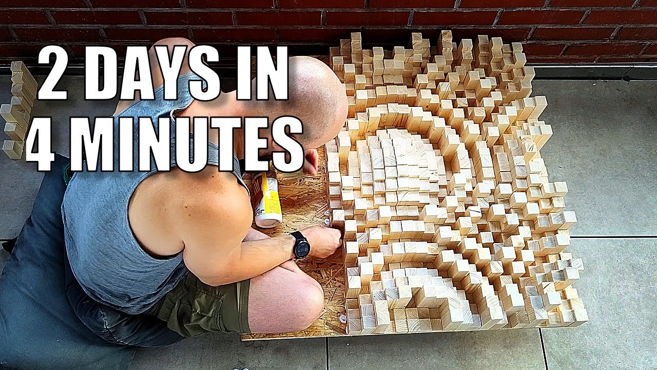 The Making of a QRD Skyline Acoustic Diffuser - Mesmerizing Timelapse Video