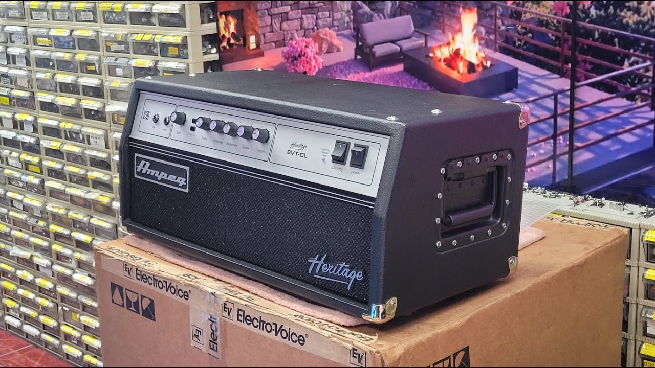 BROKEN AMPEG Heritage Tube BASS head amp SVT-CL repair ? 명기  암팩 헤리티지 진공관 베이스 헤드앰프 수리?~ 심정지!