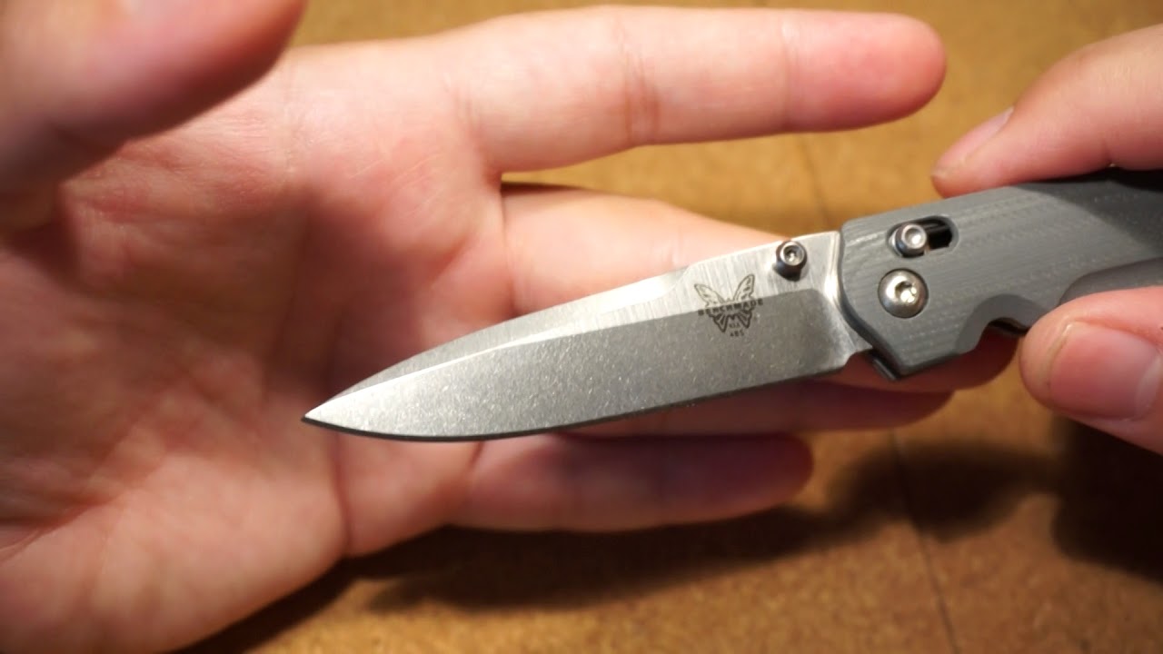 Benchmade 485 Valet - строгий и элегантный красавец джентльмен-фолдер
