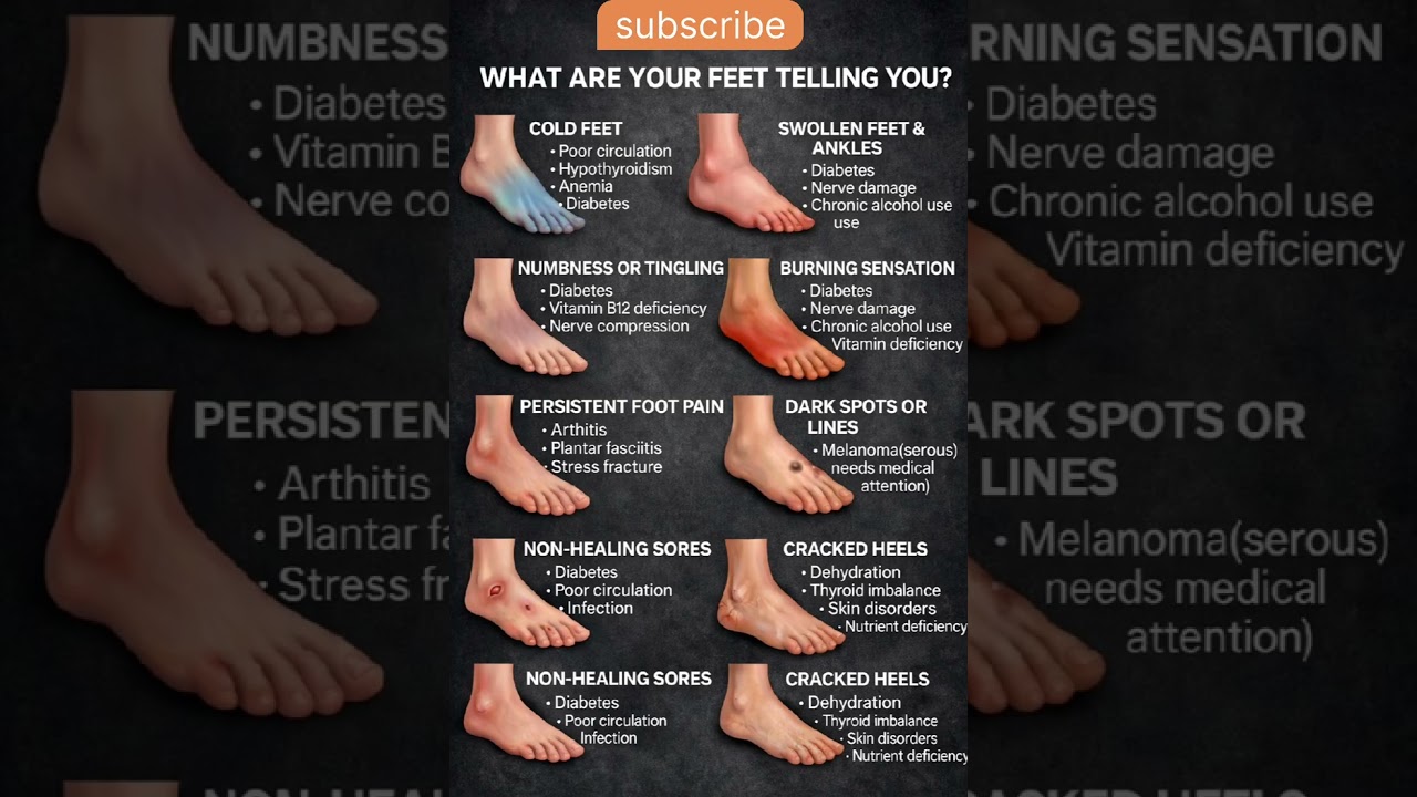 What Your Feet Are Telling You After 40 😱 | Hidden Health Warning Signs