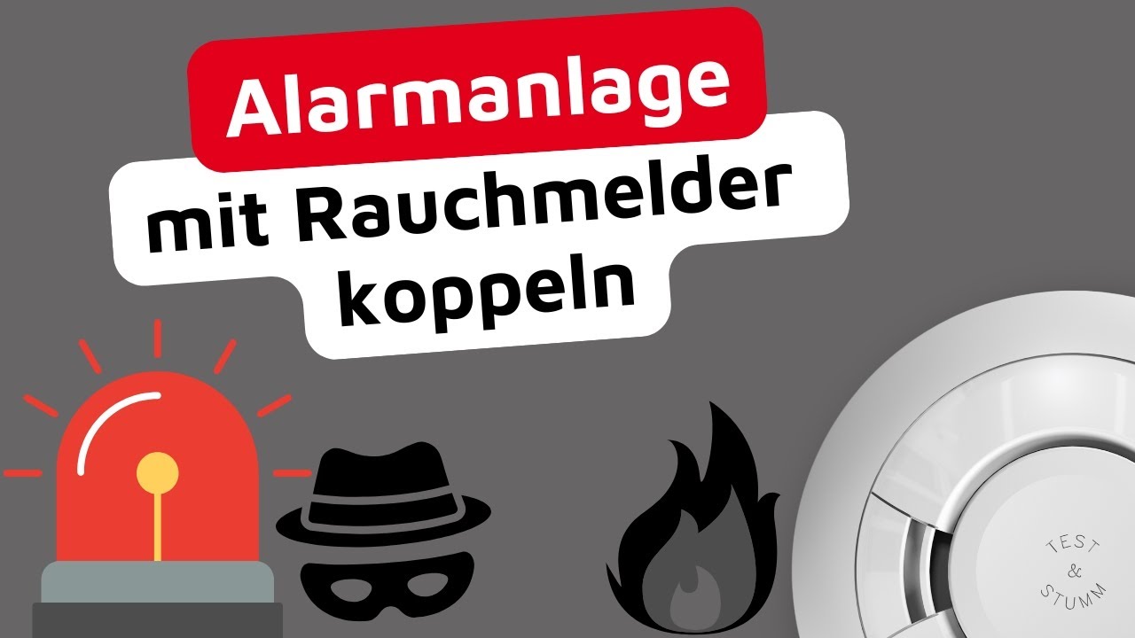 Rauchmelder mit Alarmanlage koppeln | so gehts