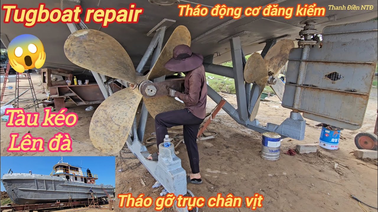 Tàu kéo vỏ thép muốn đăng kiểm phải làm đều này
