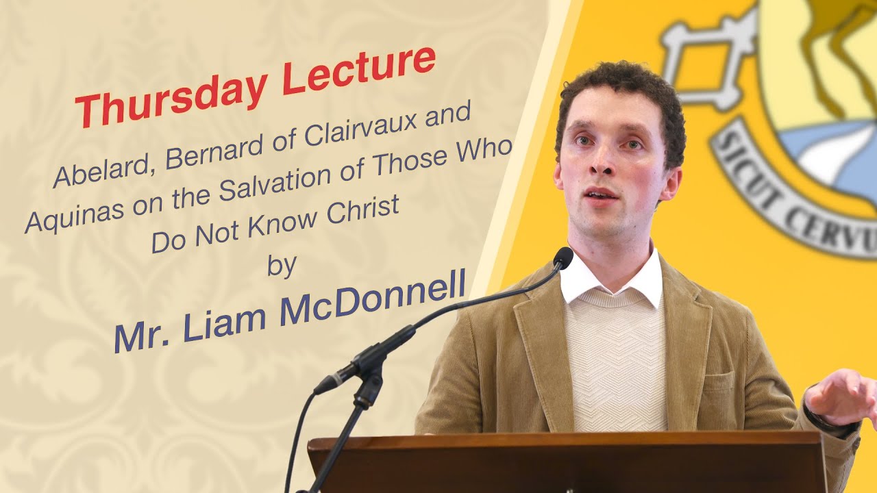 Thursday Lecture - Mr. Liam McDonnell