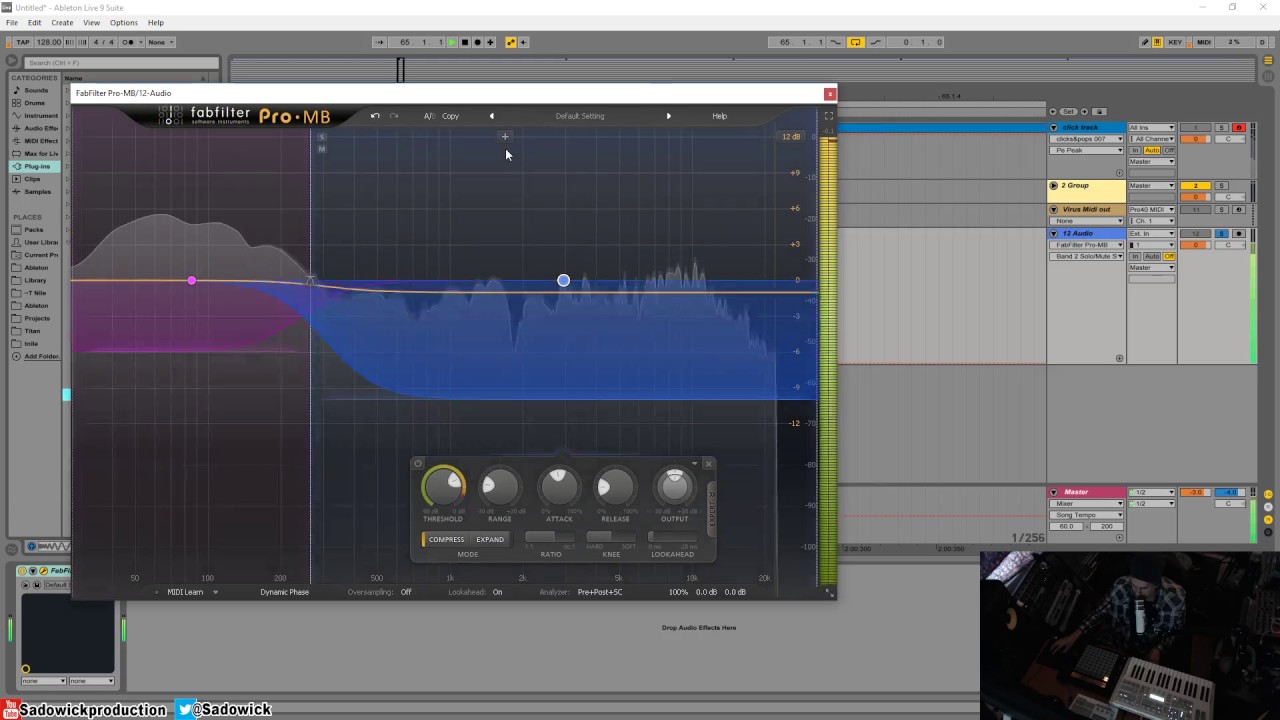 Multi-band Compression On A Kick Drum To Preserve the Lows