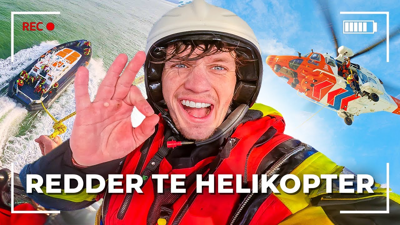 ACTIE MET HELIKOPTER OP DE NOORDZEE - GOVERT bij de KNRM #3