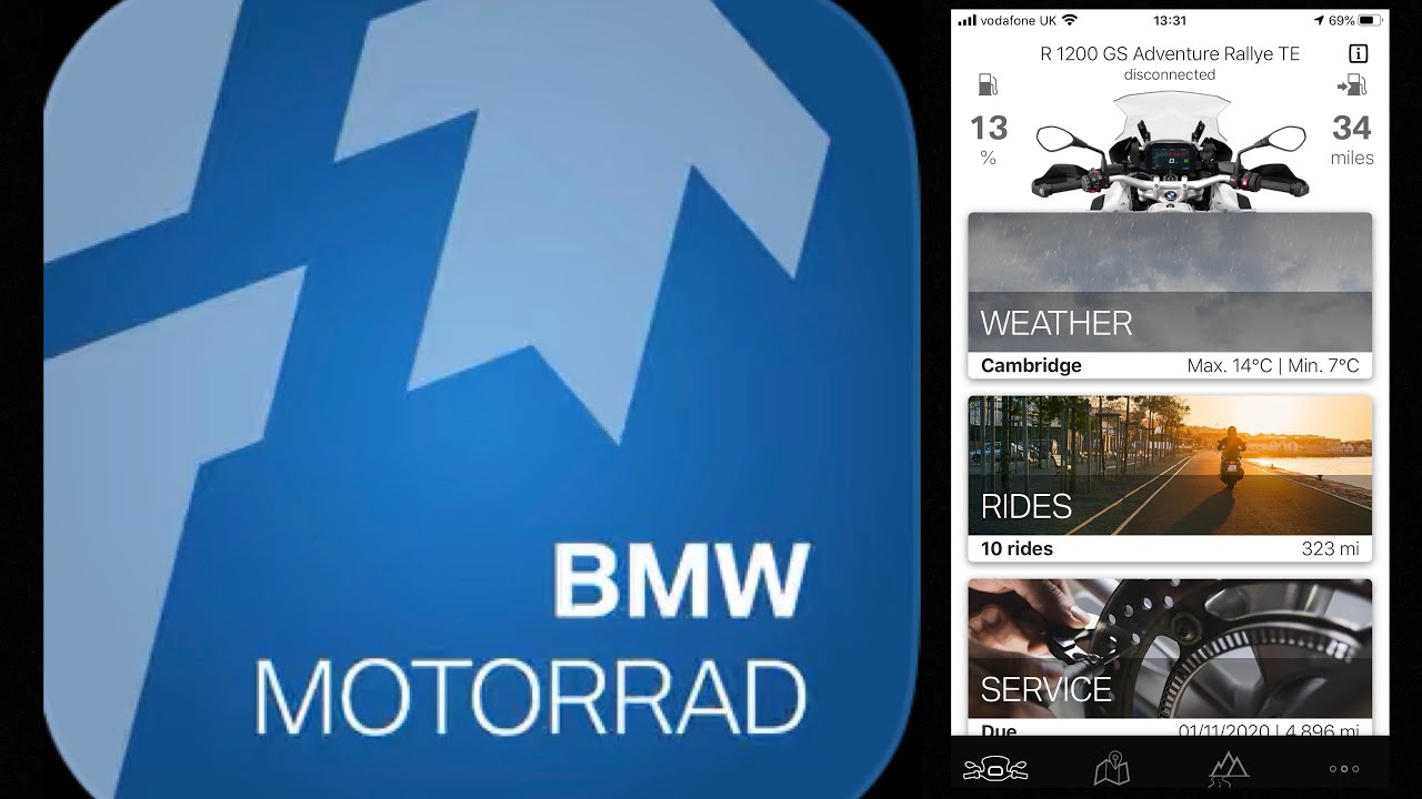 Функциональность и обзор приложения BMW Motorrad Connected