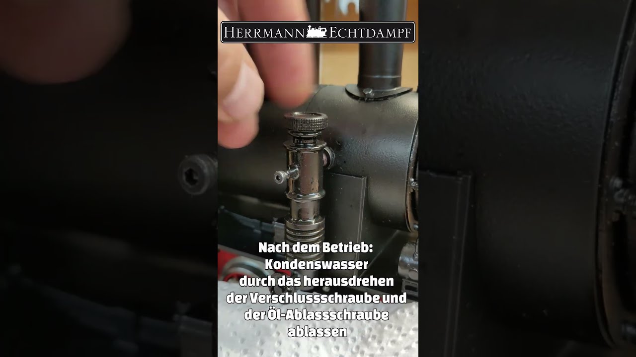 HERRMANN ECHTDAMPF Verdrängungs-/Dampf- Öler Tutorial 