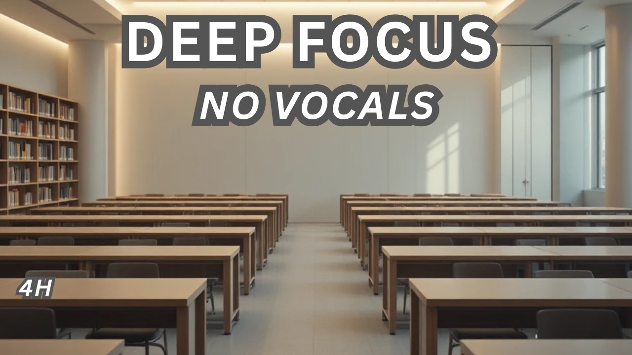 Deep Focus Session #02 – 4 Hours Ambient Music for Deep Work & Coding