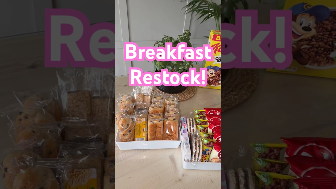 Teenagers Breakfast Cupboard Restock! 