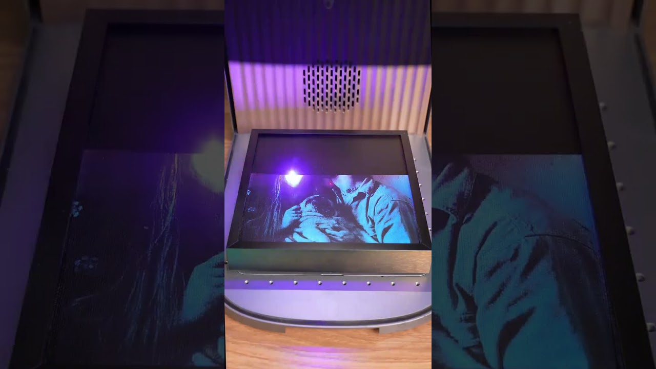 Watch a Portrait Appear with Laser Magic 🎨