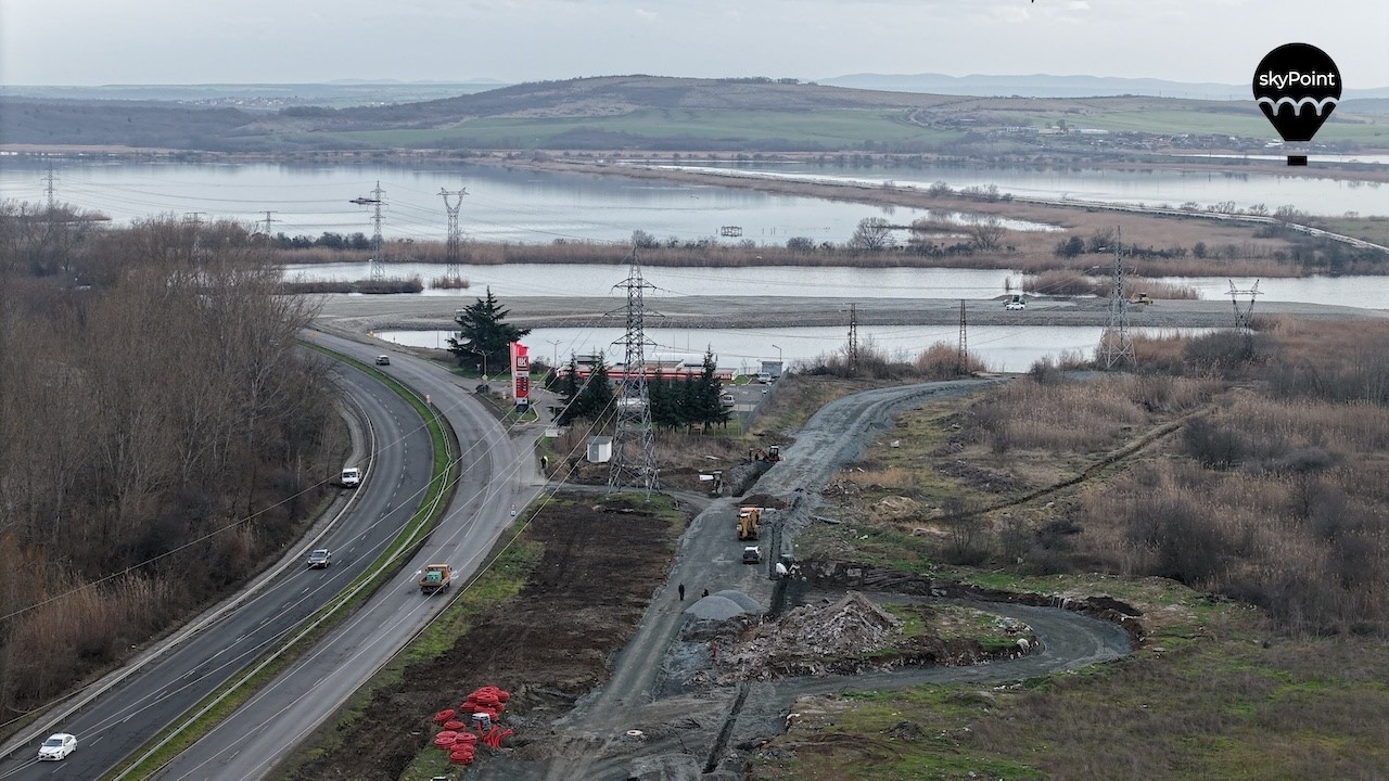 Изграждане на локално платно на път I-9 към промишлена зона юг в Бургас (06.02.2026)