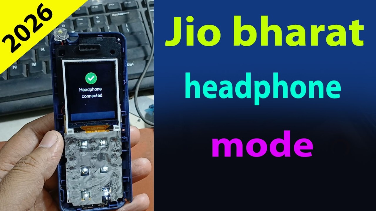jio bharat phone headphone mode solution 2026.