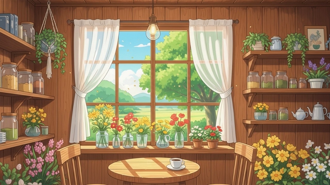 Thursday Happy Morning Coffee☕Positive Lofi Hip Hop🌿Music for Study, Work, Relaxation,Wake Up Calmly