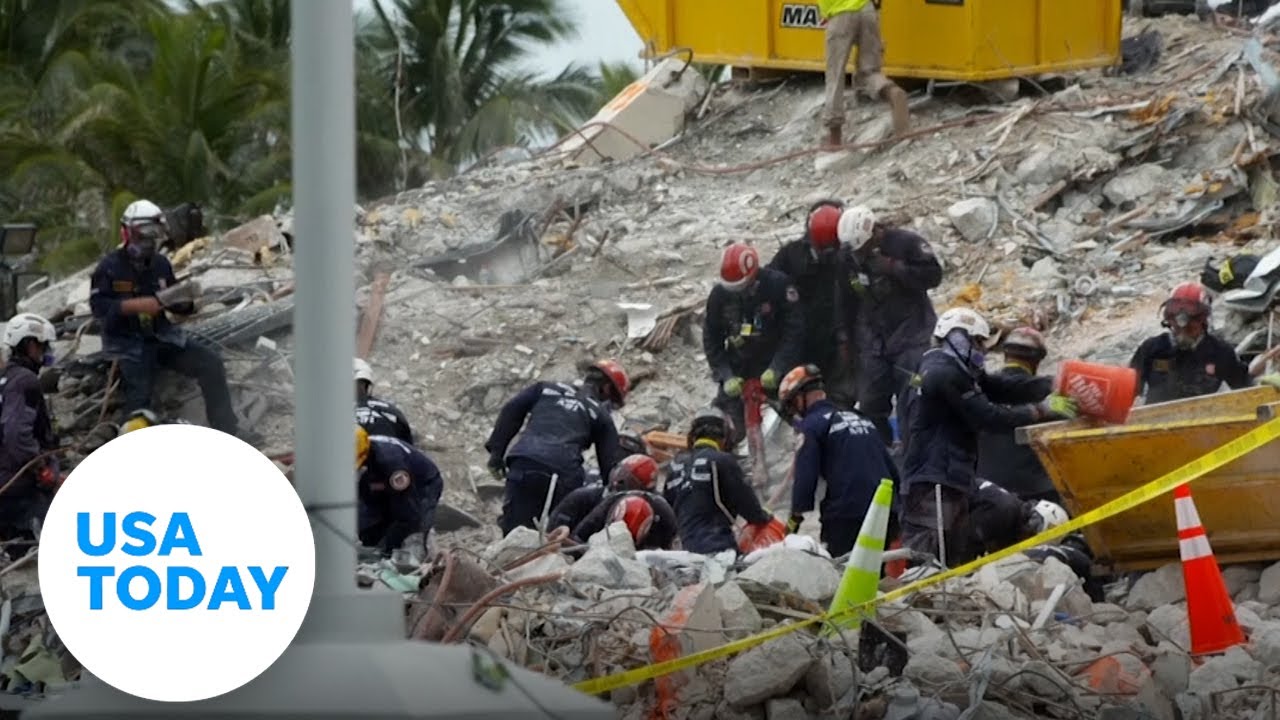 Surfside condo demolition moved up due to concern over stormy weather | USA TODAY