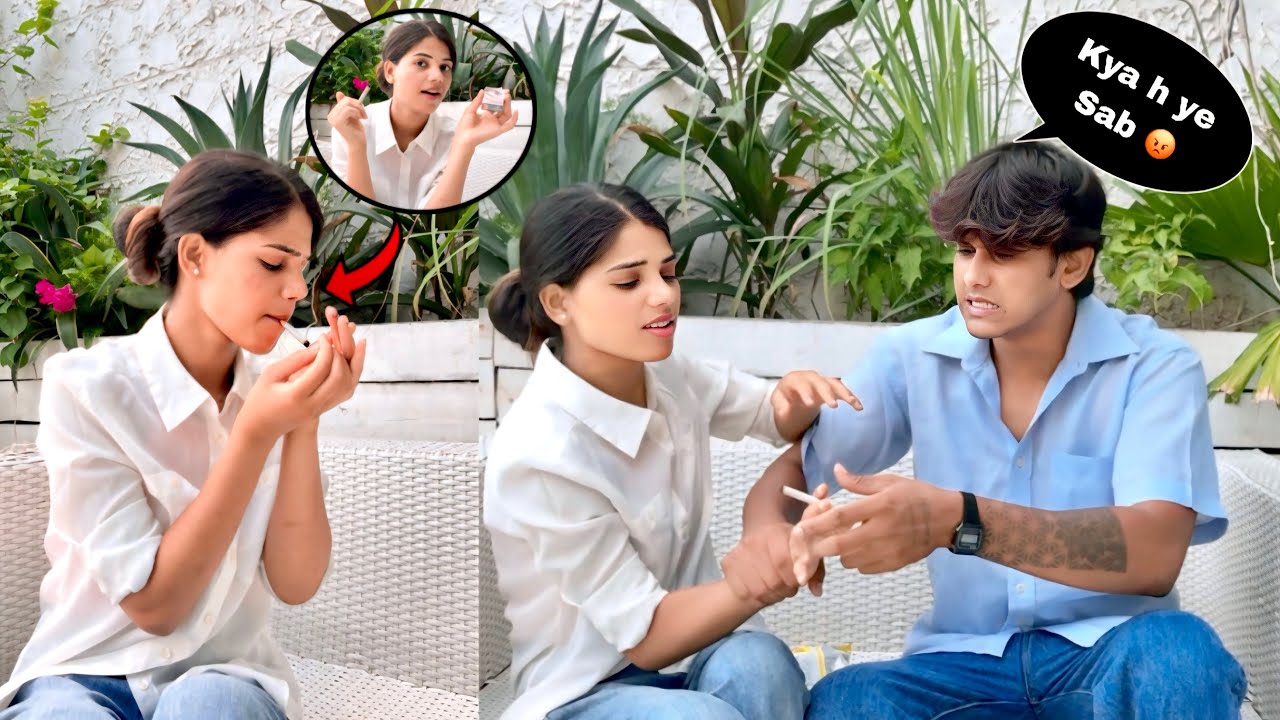 Smoking Prank On My Boyfriend (Gone Extremely Wrong…😭