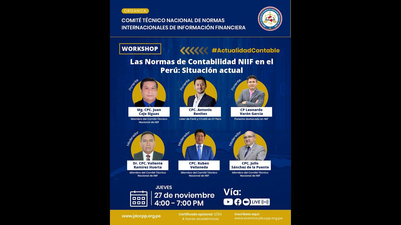 Tema: Norma Peruana de Información Financiera para Microempresas (NPIF): Retos para su aplicación