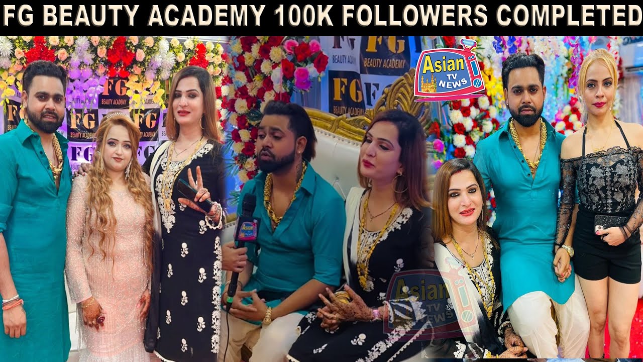 FG BEAUTY ACADEMY KE 100K FOLLOWERS COMPLETE HONE KI KHUSHI MEIN EK TAQREEB MUNAQID KI GAYI.