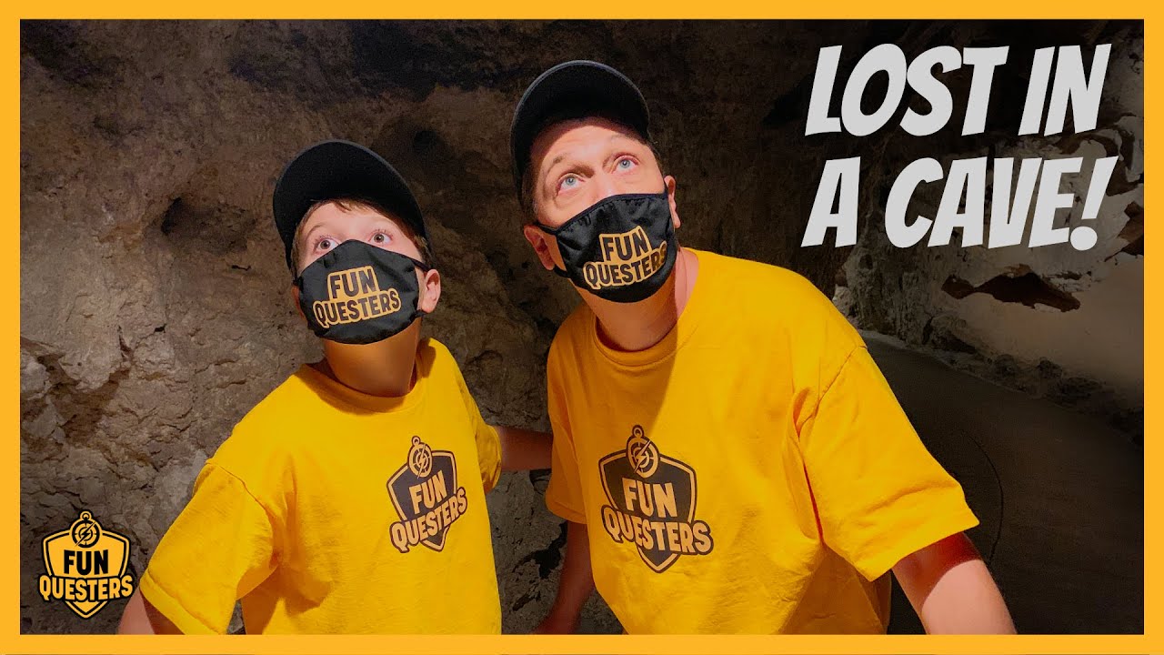 Lost in a Cave! Mystery Treasure Hunt Adventure with Uncharted Map and Fun Questers Aaron & LB