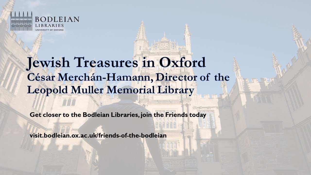 Jewish Treasures in Oxford